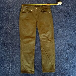 Levi's 514 Olive Green Pants